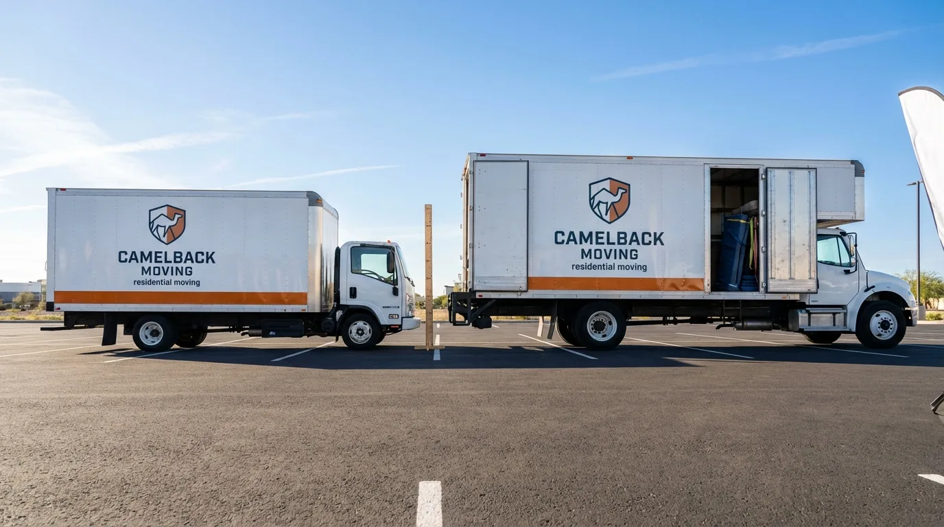 Moving truck size capacity guide in Shady Cove